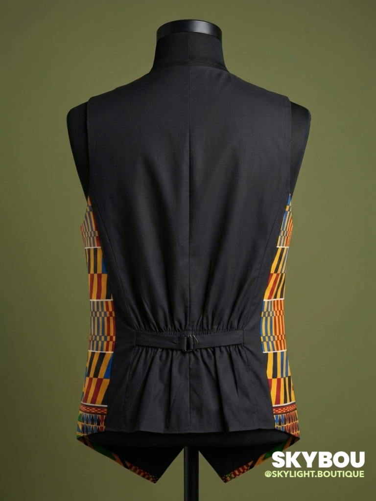 Monarch Kente Heritage Waistcoat
