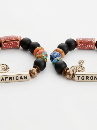African Heritage Beaded Stretch Bracelet Set